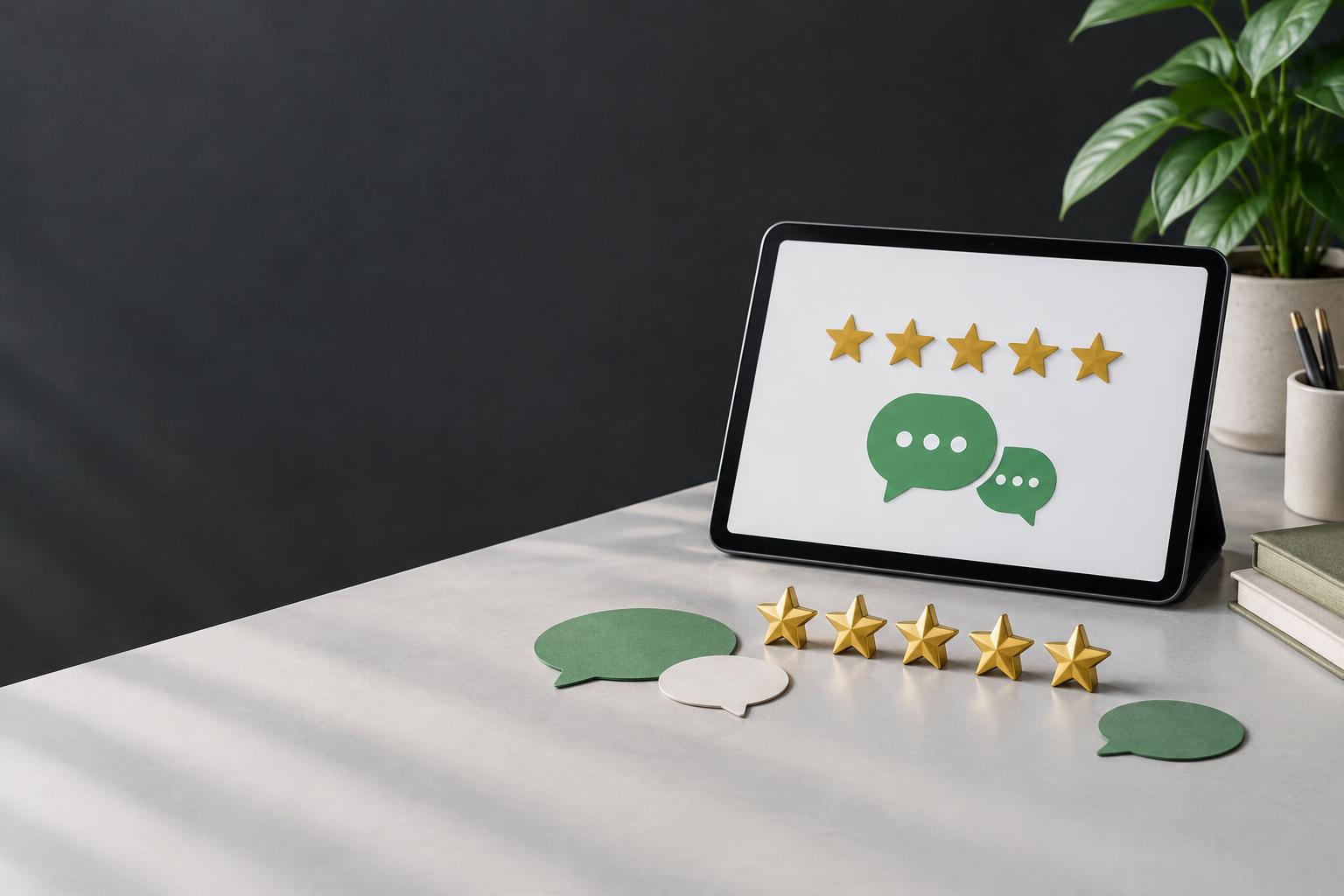 Valoraciones y conversaciones con clientes